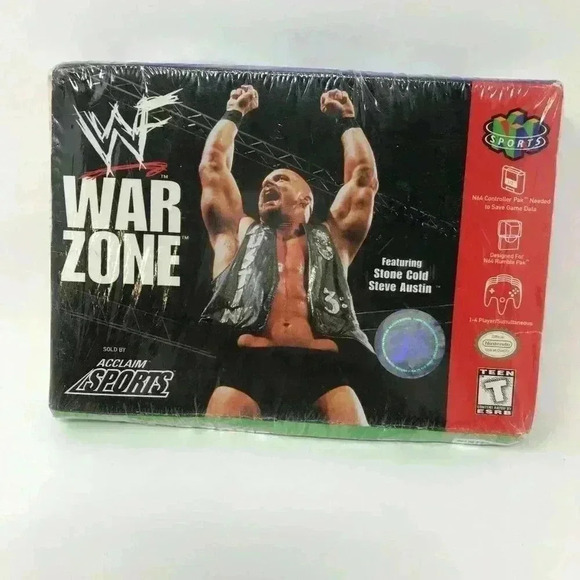 WWF Warzone N64 WWE Video Game Stone Cold New